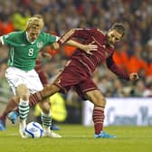 Green in action against Russia. Photo: Getty Images