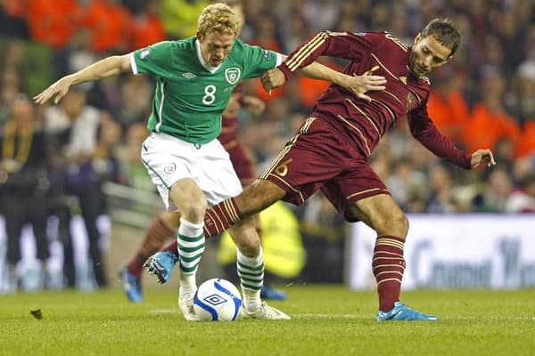 Green in action against Russia. Photo: Getty Images