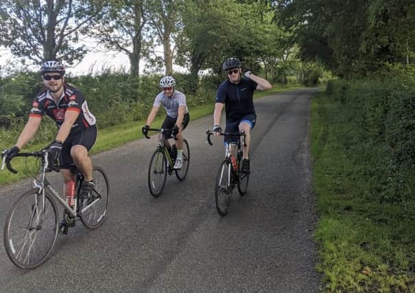 Some of the team out on a training ride