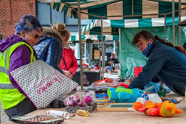 Pop-up market Photo Frederick D Rowlands