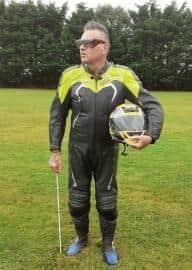 Nigel Limb before the challenge