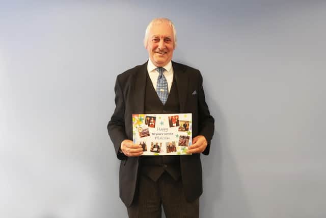 Malcolm celebrates 50 years in the job.