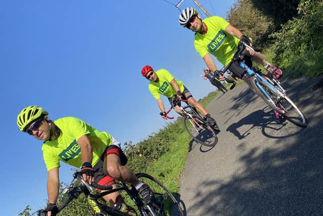 LIVES charity cycle ride