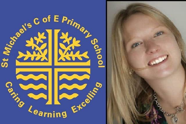 Miss Sarah Addison is the new head teacher at St Michael's CE Primary School.