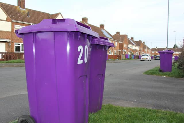 The bins were trialled in areas including Boston
