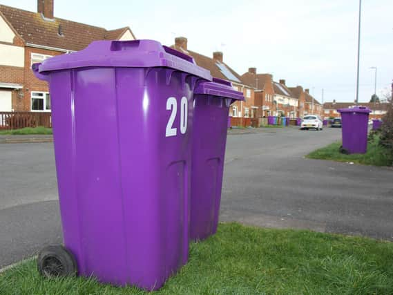 The bins were trialled in areas including Boston