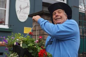 New Market Rasen councillor Peter Harrold has already helped the town to blossom