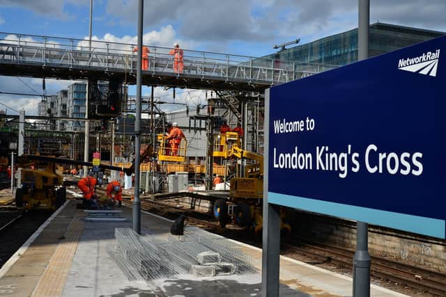 Engineering work at Kings Cross to make services more reliable. Photo: Simon Miles EMN-200309-130104001