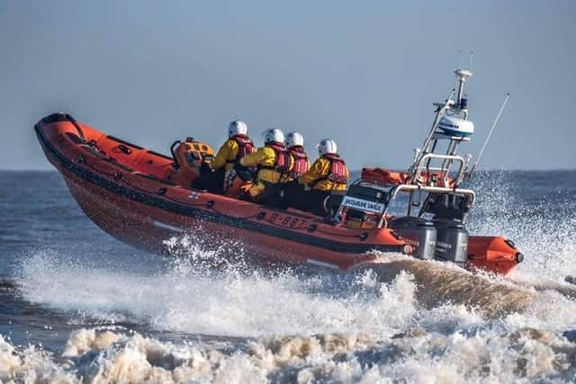 RNLI Mablethorpe in action (Photo: Mablethorpe Photo Album)