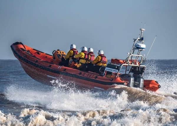 RNLI Mablethorpe in action (Photo: Mablethorpe Photo Album)