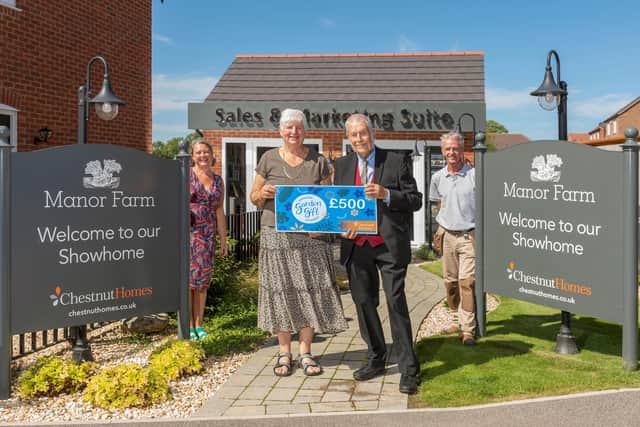 Garden competition winners David and Jenny Pettit