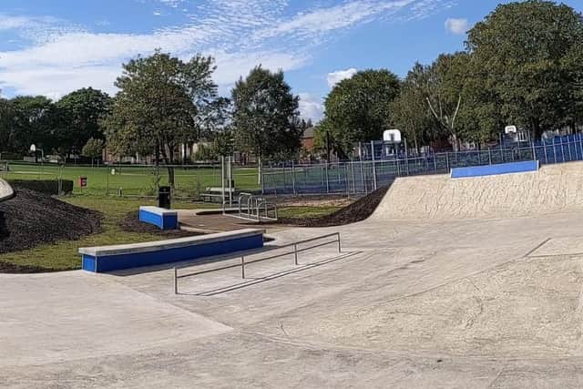 The new skate park