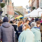 Crowds at last year's Horncastle Christmas Market.