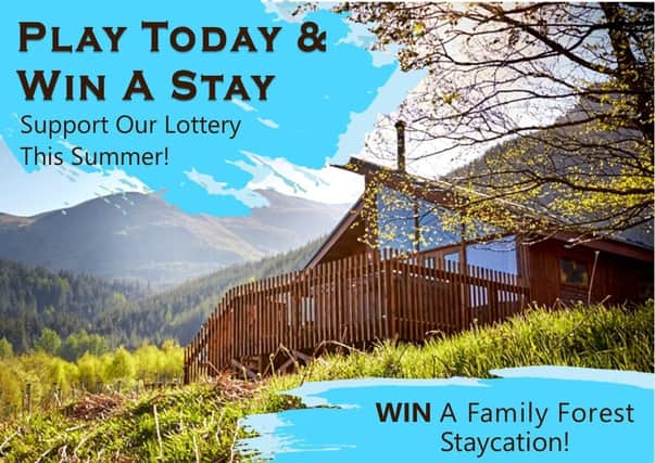 LotterySK players can win a stay at a family forest location. EMN-200709-200524001