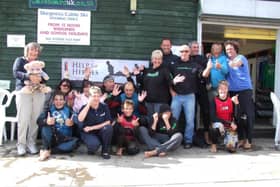 Fundraising at Skegness Cable Ski 10 years ago.