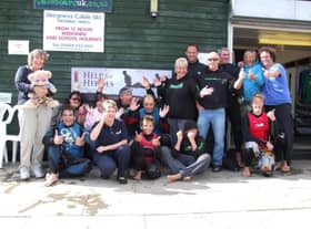 Fundraising at Skegness Cable Ski 10 years ago.