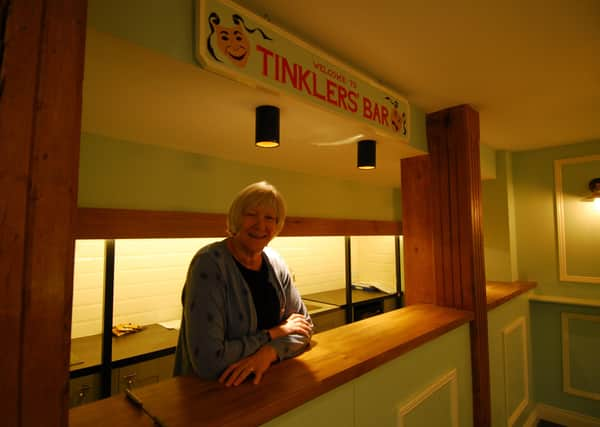 Christine Malkin in the refurbished foyer and bar area at Sleaford Playhouse. EMN-200809-175954001