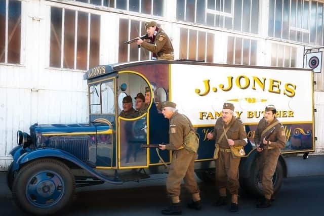 Stamford Shakespeare Company needs you to support its car boot sale or make a donation to plug the £240k hole in funds. A scene from Dad’s Army (2013) EMN-201109-122052001