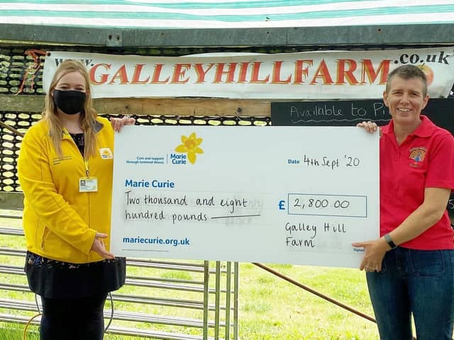 Sandra Scaman and Lauren Alexander-Lee, Lincolnshire Community Fundraiser for Marie Curie.