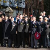 Veterans at the annual Remembrance Service in Sleaford last November. Photo: RAF