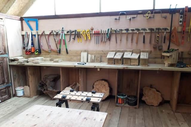 Learn new skills in the Eco Shed.