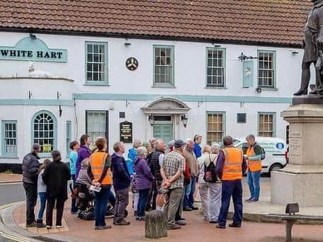 The Wolds Franklin Trail from Spilsby has been popular with walkers.
