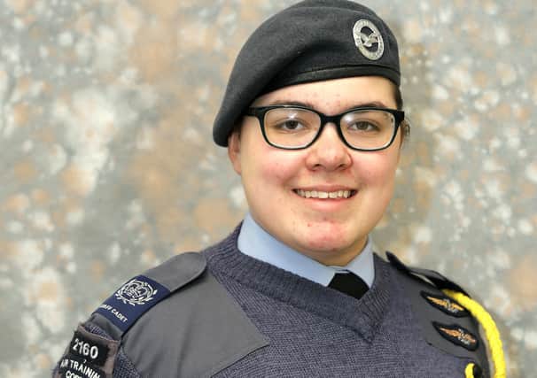 New Lord Lieutenant's Cadet, Jayne Morley of Sleaford Air Cadet Squadron. EMN-200915-144436001