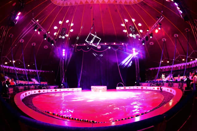 Returning to Sleaford this month, Russells International Circus.