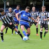 Scott Garner in action for Halifax.