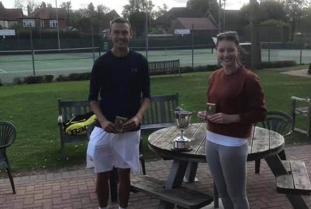 Will and Danielle Mason won the mixed doubles title.
