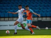 Scott garner in action at The Shay. Photo: Marcus Branston