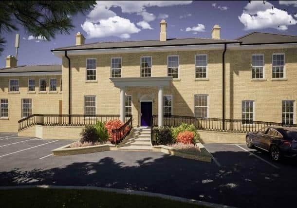 An artist’s impression of how Eastfield House could look if the application is granted approval.