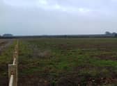 The new cemetery site.