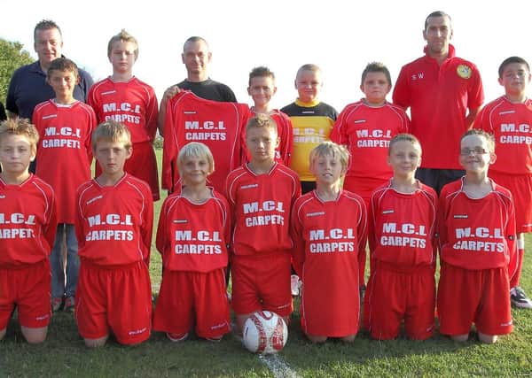 Swifts JFC showing off their new away kit 10 years ago.
