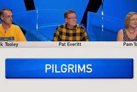 The Pilgrims in action.