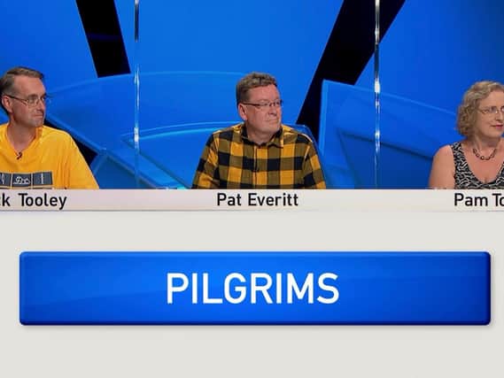 The Pilgrims in action.