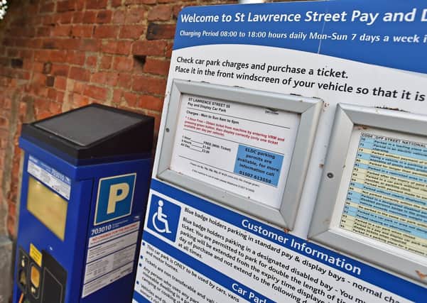 St Lawrence Street car park is now free for one hour - and £1 for 4 hours.