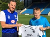 Craig Elliott with Fraser Preston.