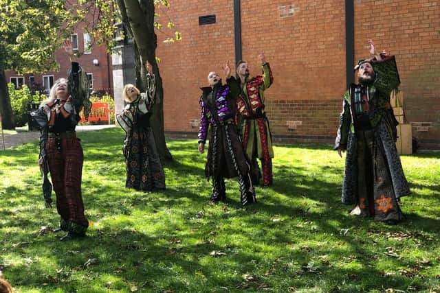 Performance at the launch of Staging Places. Photo: Tony Brand EMN-200923-181525001