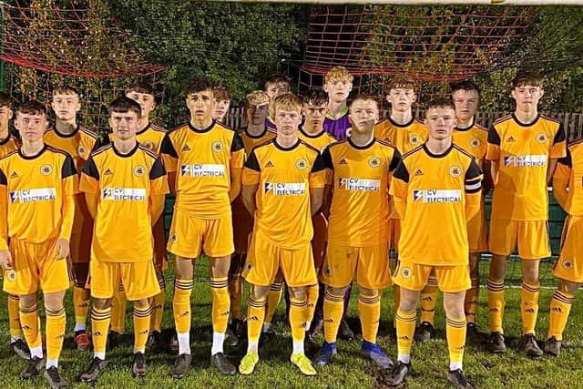 Boston United U19s. Photo: Boston United