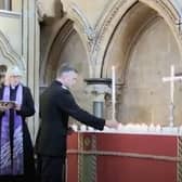 Chief Constable Bill Skelly at the NPMD service in Lincoln Cathedral