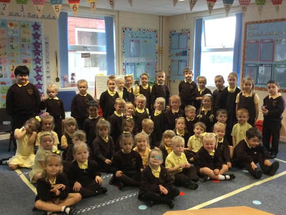 New pupils at the Richmond School in Skegness.