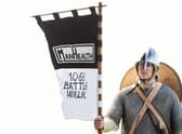 Saxon re-enactor Lewis Kirkbride is passing through our area this week on his march for men's mental health awareness. EMN-200929-122050001