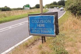 The scene of a fatal crash two years ago. Lincolnshire County Council is considering lowering the speed limit on the A15 past Leasingham. EMN-200929-175248001