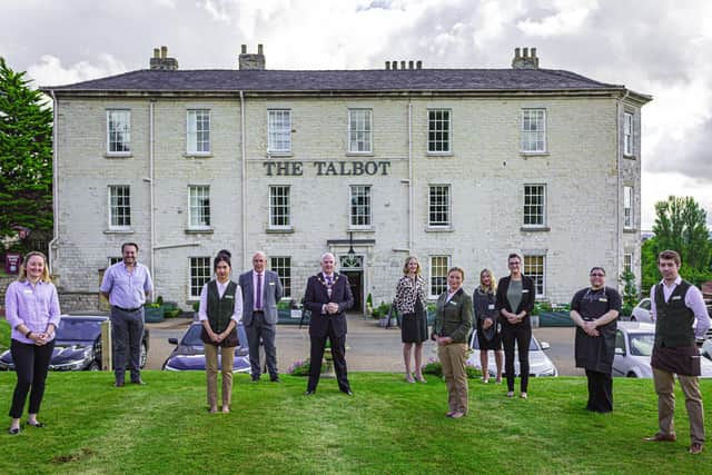 The re-opening of the Talbot Hotel.