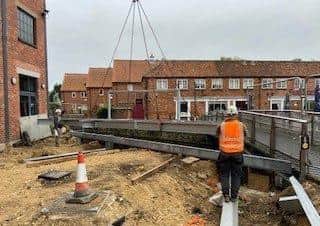 Work ongoing at the NCCD in Sleaford. EMN-200210-152025001