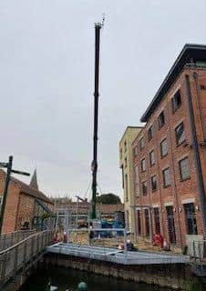Taking shape. A milestone reached in the £1.2m NCCD project. EMN-200210-152005001