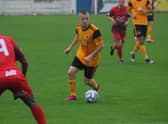 Hawkridge on the ball against Mansfield. Photo: Oliver Atkin