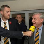 Elliott and Newton at last years round two draw.