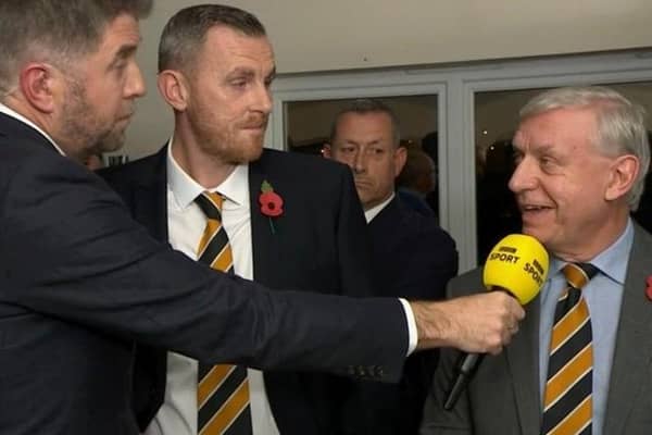 Elliott and Newton at last years round two draw.